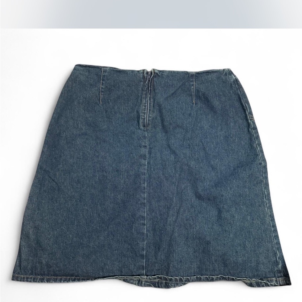 St. John's Bay Authentic Denim Skirt - Picture 2 of 3